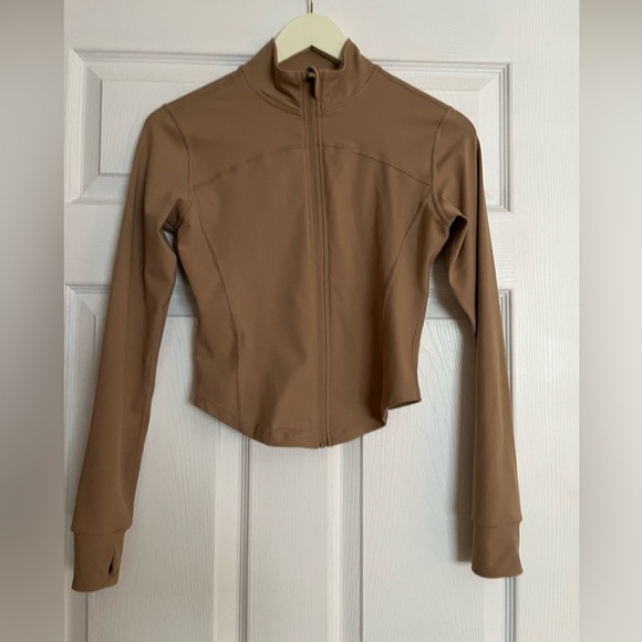 Amazon Jackets & Blazers - Women's Tan workout Jacket